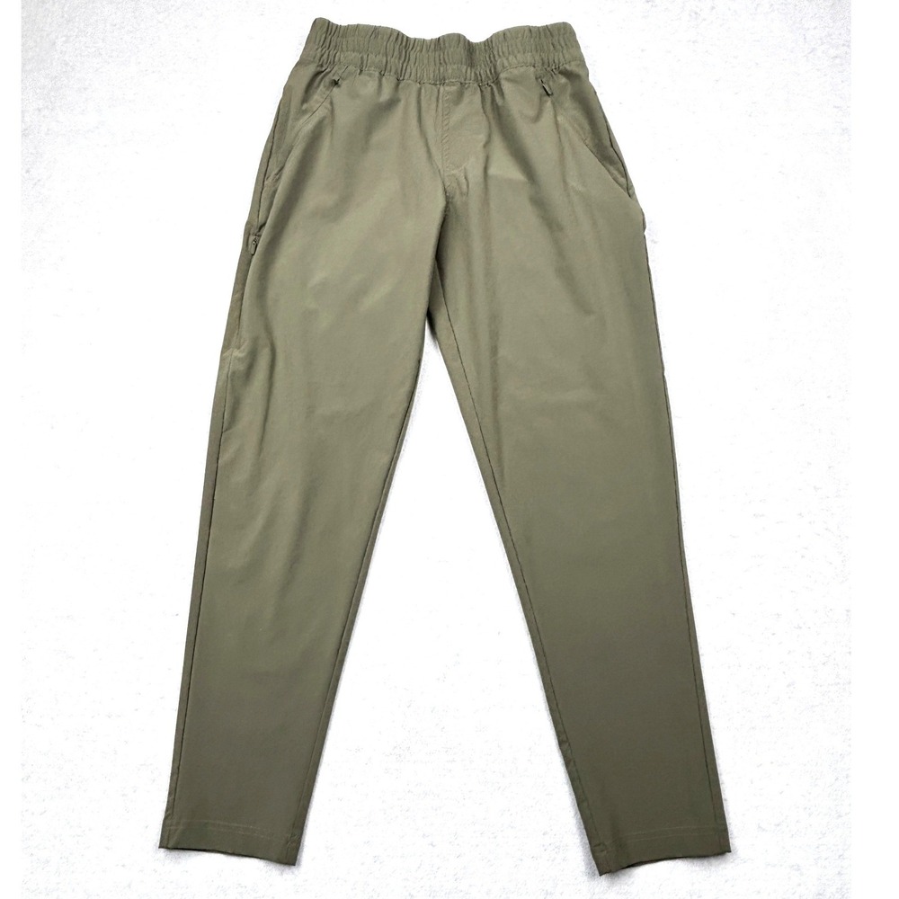 Columbia Omni Shield Stretch Hiking Trail Pants Womens Small Regular Olive Green